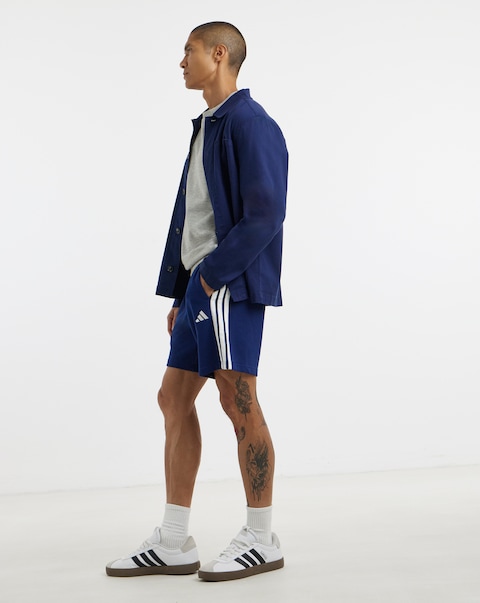adidas 3 Stripes French Terry Shorts 7 inch