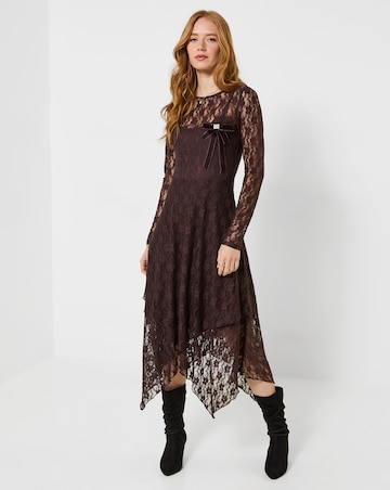 Joe Browns Bella Long Sleeve Lace Maxi Dress