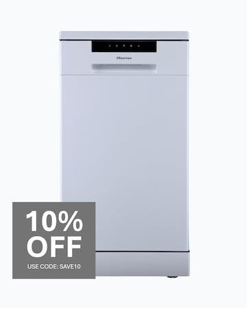 Hisense HS523E15WUK Dishwasher, E rated, 10 place setting