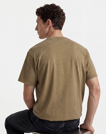 Union Garment Dyed T-Shirt-Brown
