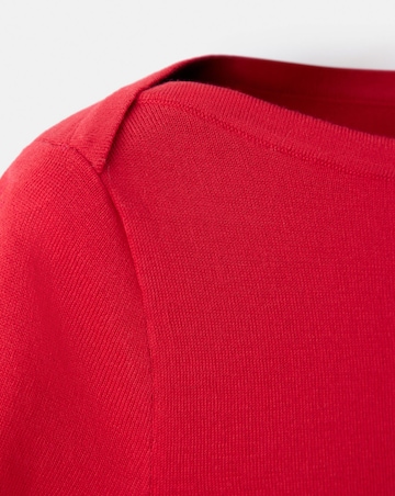 Mango Short-Sleeved Fine-Knit Sweater
