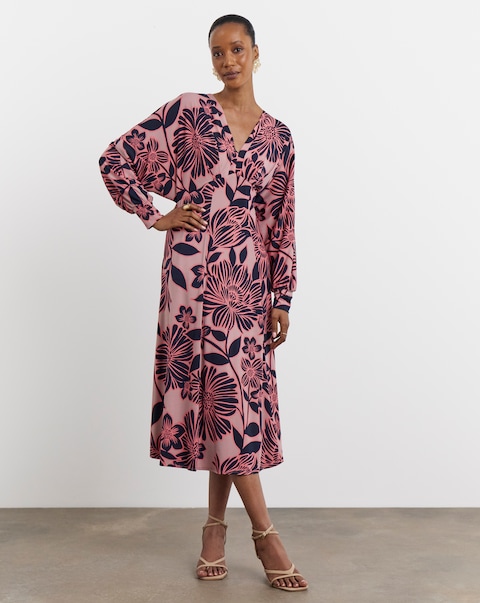 Joanna Hope Empire Jersey Midi Dress