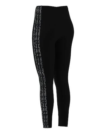 adidas 3 Stripe Leopard Print Legging