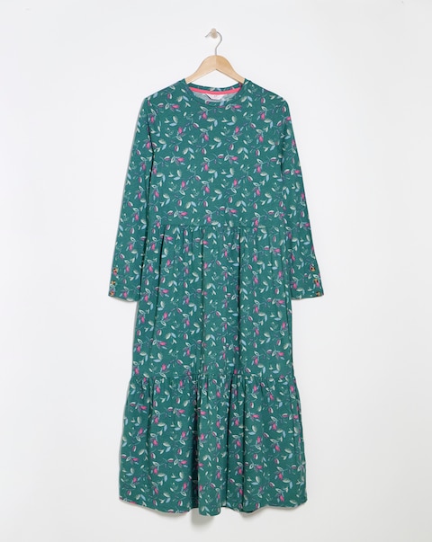 Julipa Tiered Midi Jersey Dress