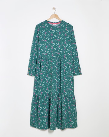 Julipa Tiered Midi Jersey Dress