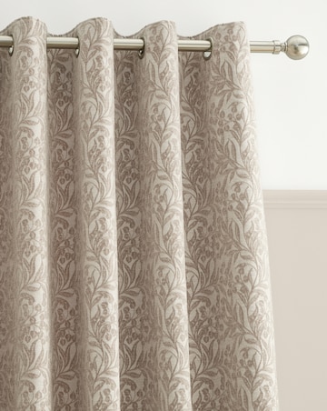 Bianca Chenille Leaves Curtains