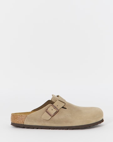 Birkenstock Classic Oiled Leather Boston Clogs - Tabacco Brown
