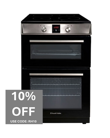 Russell Hobbs RH60EDOIH6011SS Double Electric Cook Induction Hob Silver Install