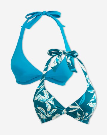 Value 2 Pack Value Halterneck Bikini Tops