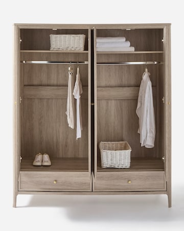 Charlotte 4 Door Wardrobe