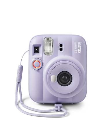 Fujifilm Instax Mini 13 Camera inc Skinny Dip Case & 20 Shot Film Dreamy Purple