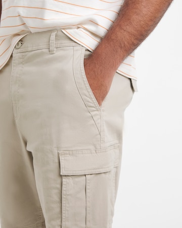 Cotton Stretch Cargo Short