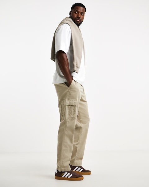 Cotton Stretch Cargo Trouser