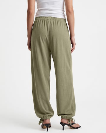 Textured Jersey Balloon Trousers