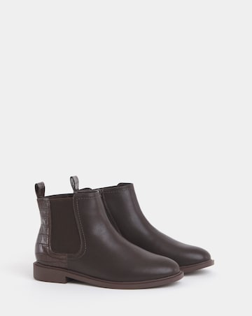 Helina Classic Ankle Chelsea Boots - Wide Fit (E)