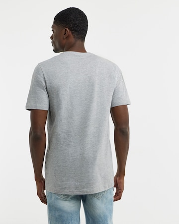 5 Pack Pure Cotton Crew Neck T-Shirts Long-Multi