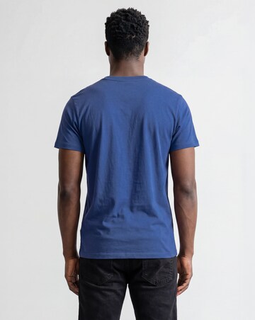 Embroidered T-Shirt-Blue