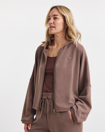 Sculpt Activewear Oversized Modal Zip Hoodie