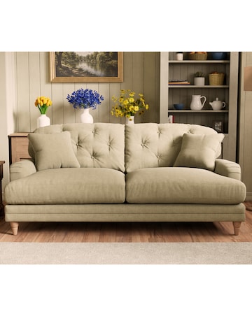 Florence Buttonback 3 Seater Sofa