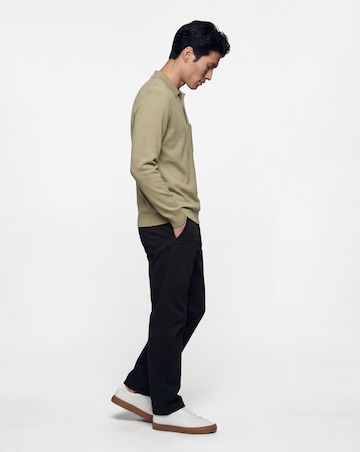 Folio Knitted Slouch Button Polo