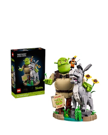 LEGO Shrek Donkey & Puss in Boots Model
