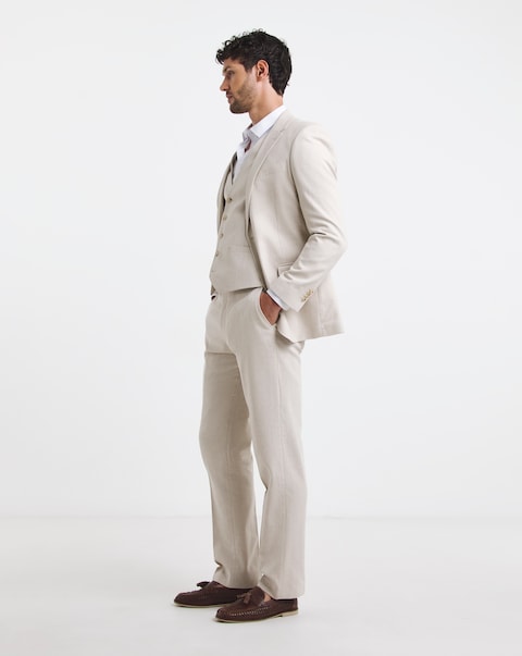 Linen Blend Trouser