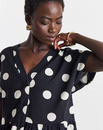 Short Sleeve Button Through Top