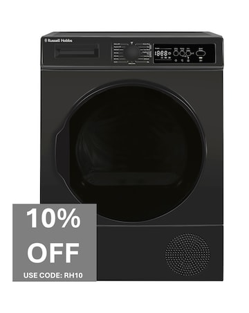 Russell Hobbs 12 Series RH9HPTD1E12AN 9kg Heat Pump Tumble Dryer + Install