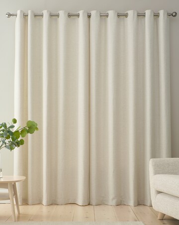 Bianca Chenille Stripe Curtains