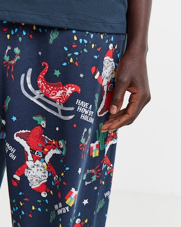 Pretty Secrets Western Santa Family Pyjamas - Womens