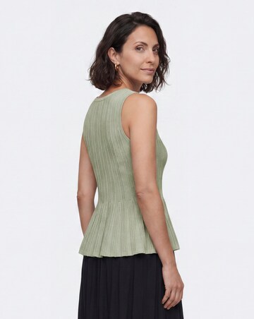 Anthology Peplum Knitted Tank Top