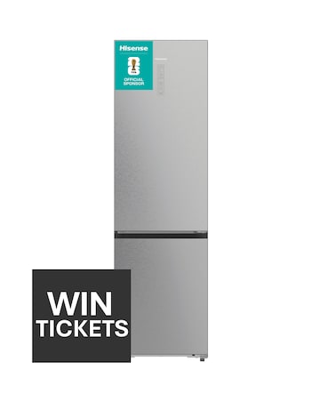 Hisense RB5P410SACCUK Extra Large Combi Fridge Freezer - Black