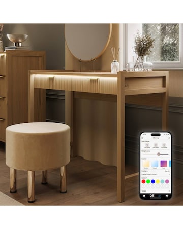 XR Living Dakota Dressing Table With App Control Lights