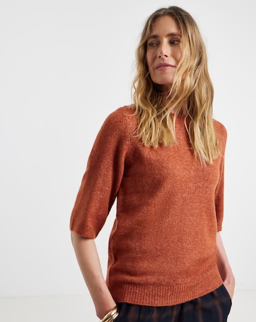 Sponge Short Sleeve Knitted Tee