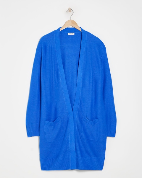 Edge To Edge Cardigan - Blue