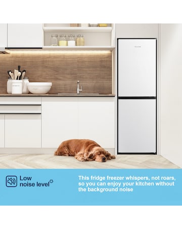 Fridgemaster MC55240E 174cm 50/50 Fridge Freezer White