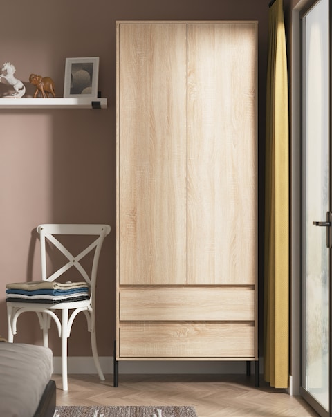 Sloan 2 Door 2 Drawer Wardrobe