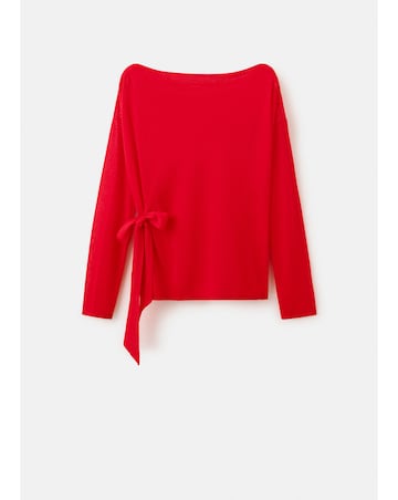 Mango Fine Knit Bow Jumper
