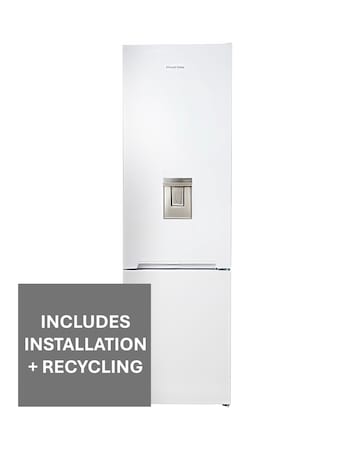 Russell Hobbs RH180FFFF551E1WWD Fridge Freezer Water Dispenser White + Install