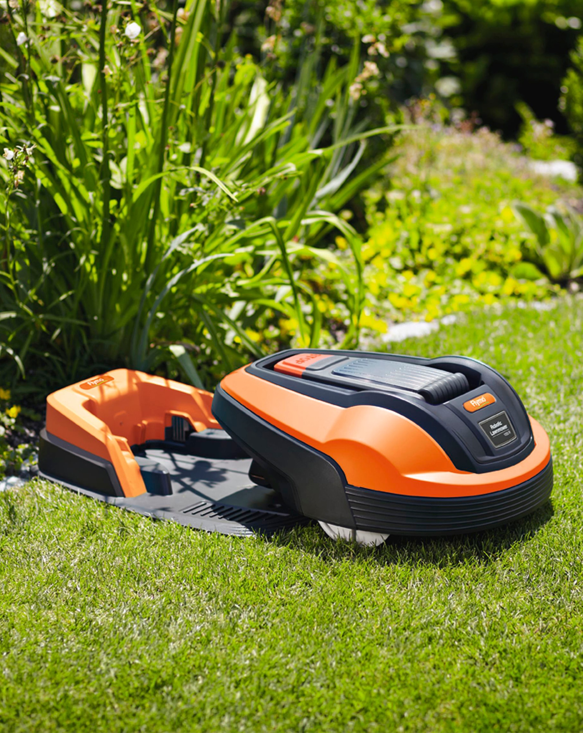 A robot garden mower