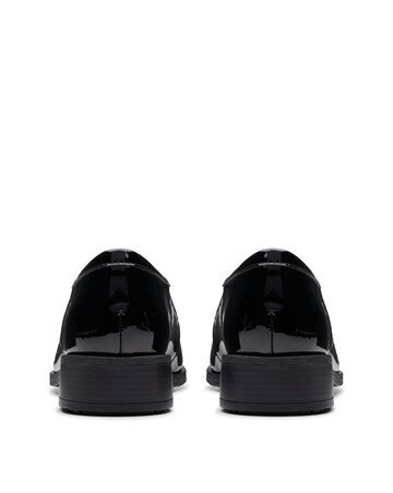 Clarks Havisham Edge Patent Leather Tassle Loafers - Wide Fit (E)