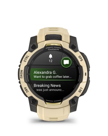 Garmin Instinct 3 AMOLED 45mm Smart Watch - Citrine/Grey