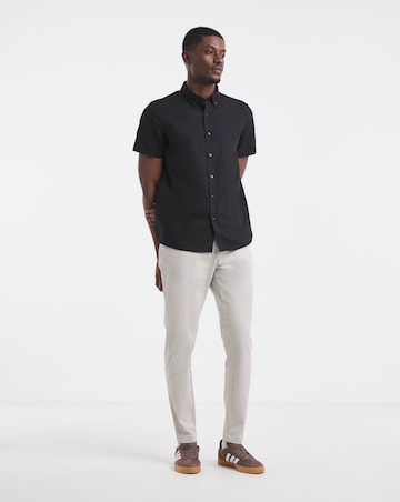 Short Sleeve Oxford Shirt Long Length