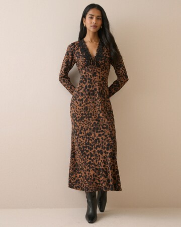 NOBODY'S CHILD LS AIDA MIDI DRESS