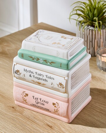 Book Stack Oil Burner