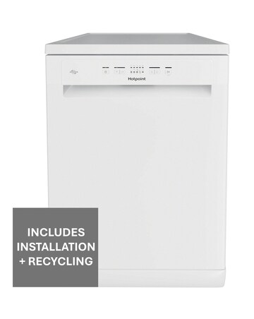 Hotpoint H2F HL626 UK Freestanding Full Size Dishwasher + Install