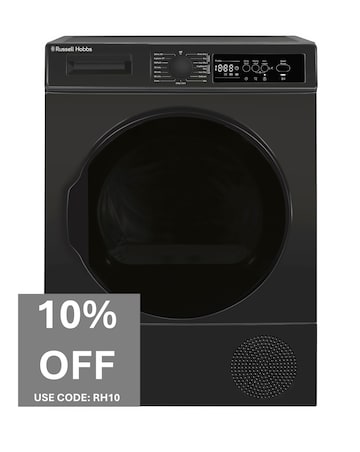 Russell Hobbs RH8HPTD1E12AN 12 Series 8kg Heat Pump Tumble Dryer - Anthracite