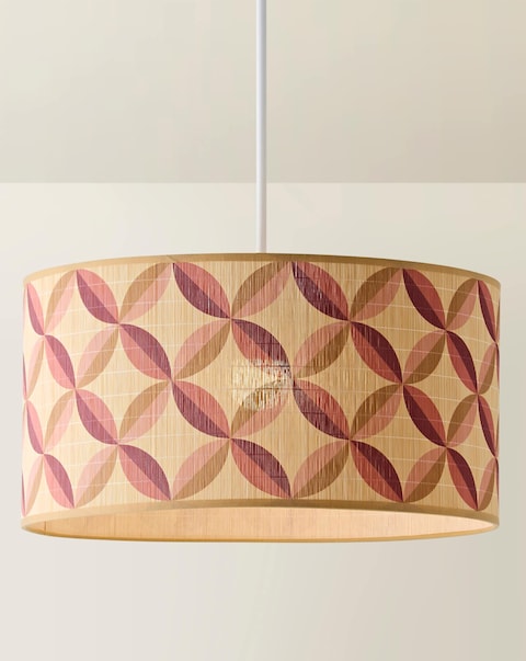 Lori Large Geo Print Bamboo Shade
