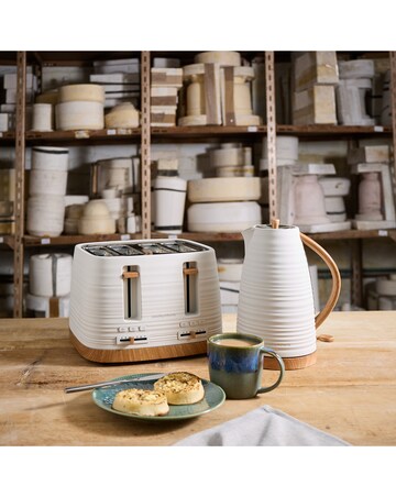 Morphy Richards Clay Kettle And Toaster Set China Clay