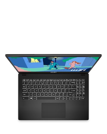 MSI Modern 15.6in Laptop - AMD Ryzen7 8GB 512GB - Black